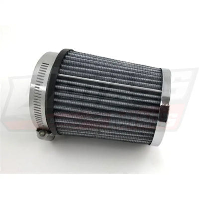 Air Filter 3-1 / 2 X 4 (2-7 16 Id) Tapered Chrome End Cap