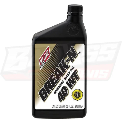 Klotz Break-In Mineral Base Oil - 40 Weight