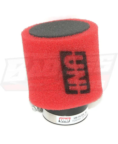 Uni 2-Stage 15° Angled 1.75 Id 4 Long Clamp-On Pod Motorcycle/Atv Air Filter